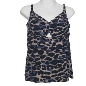 Dreamsuit Slimming Control Cut Out Gray Tankini